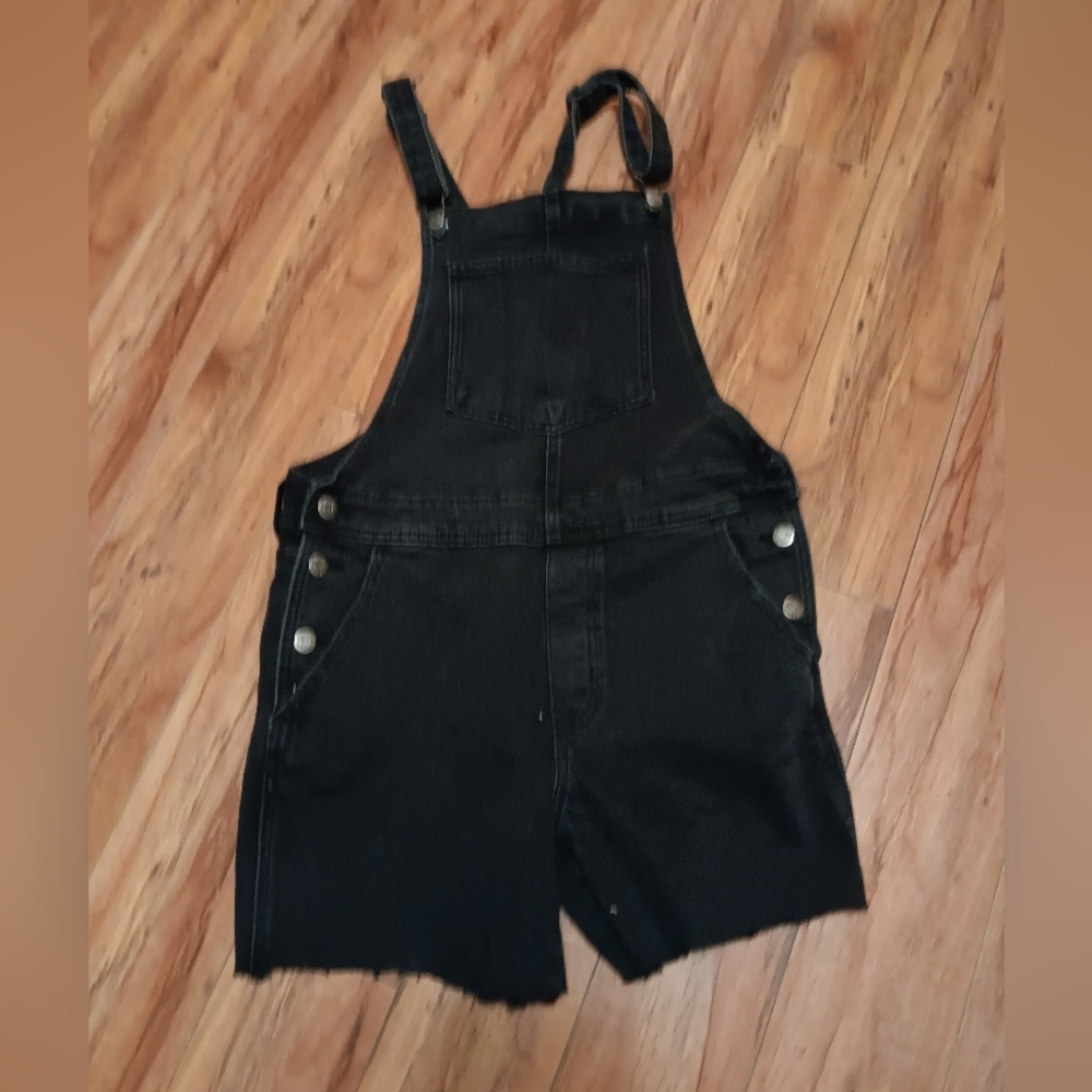 Black overalls